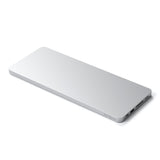 Satechi Slim Dock Do Imac 24" Usb-C (Usb-C 10gb, Usba-A 10gb, 2x Usb-A, Czytnik Kart Micro/Sd, Kieszen Na Nvme Sata) (Srebrny)