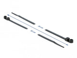 Bridas Delock Con Ojal De Fijación L 300 X W 4,8 Mm Negro 10 Piezas