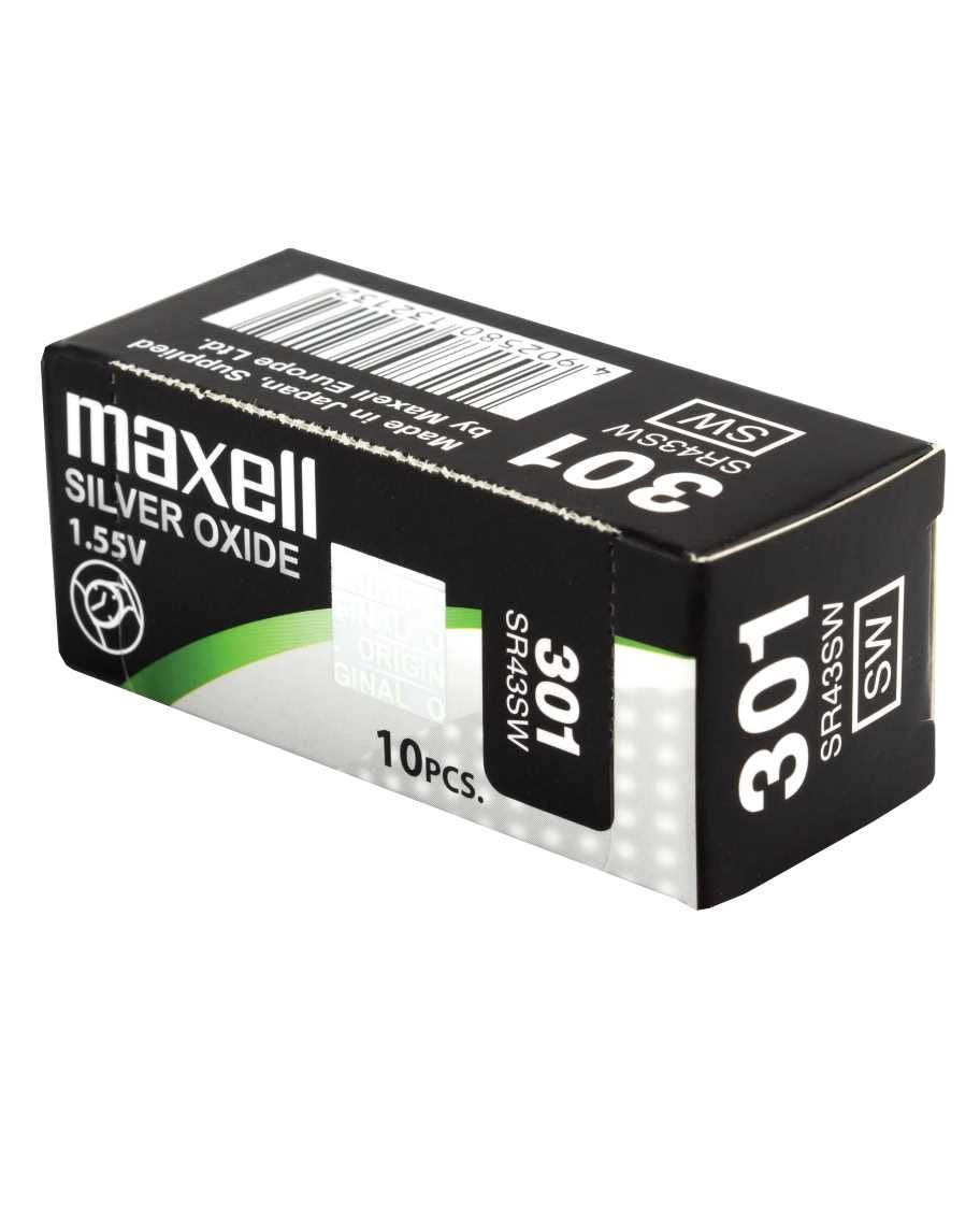 Maxell Pila Oxido Plata (301) Sr43sw Blister*1 Eu 0% Mercurio