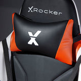 EAN 0094338074567 - X Rocker Agility eSports Silla para videojuegos de PC Asiento acolchado tapizado Negro, Naranja, Blanco imagen 2