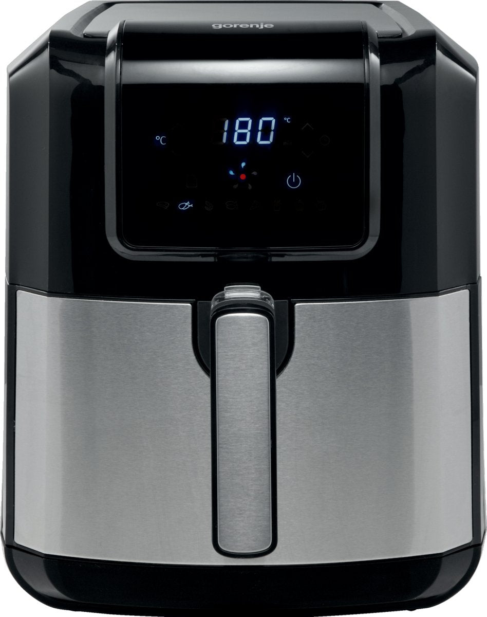 EAN 3838782543340 - Gorenje AF1700DB Sencillo 5 L Integrado 1700 W Freidora de aire caliente Negro, Metálico imagen 1