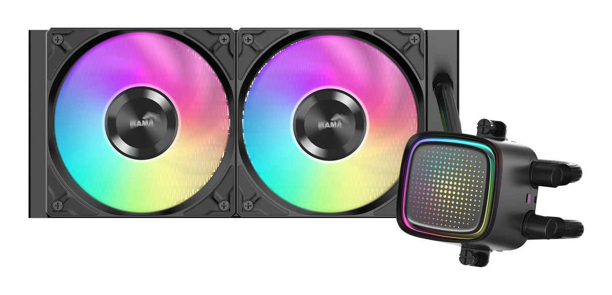 Sama L50 240 Wasserkã¼hlung Argb Infinity Mirror Black Retail