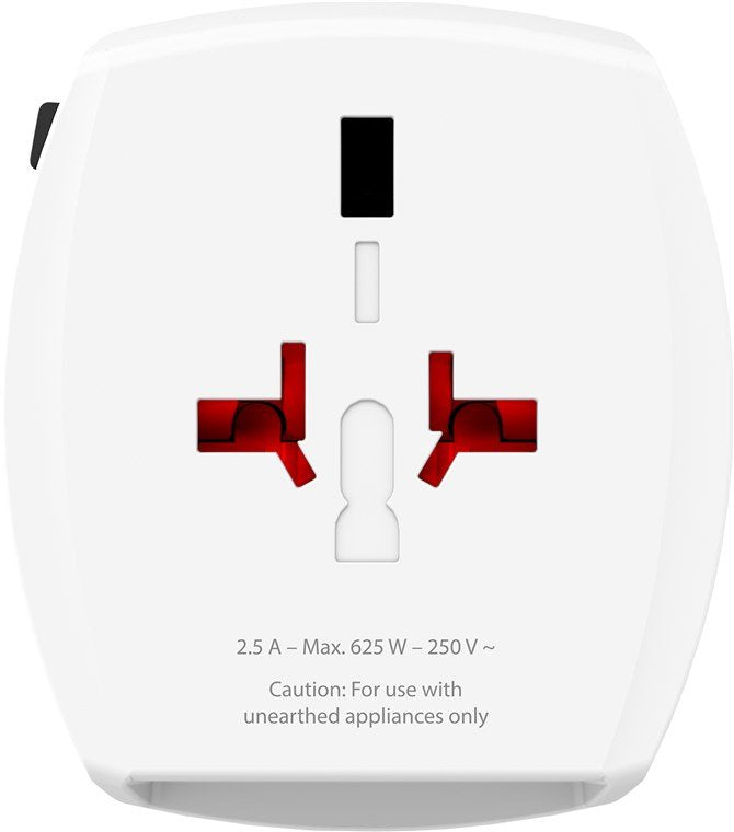 Skross 61664 Adaptador De Enchufe Eléctrico Universal Blanco
