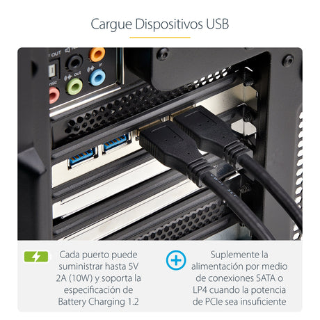 EAN 0065030912761 - StarTech.com P5Q4A-USB-CARD tarjeta y adaptador de interfaz USB 3.2 Gen 1 (3.1 Gen 1) imagen 14