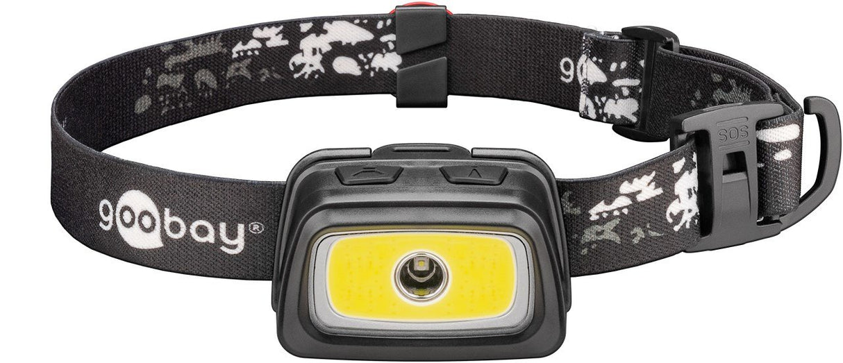 EAN 4040849583919 - Goobay 58391 linterna Negro, Rojo, Blanco Linterna con cinta para cabeza LED imagen 1