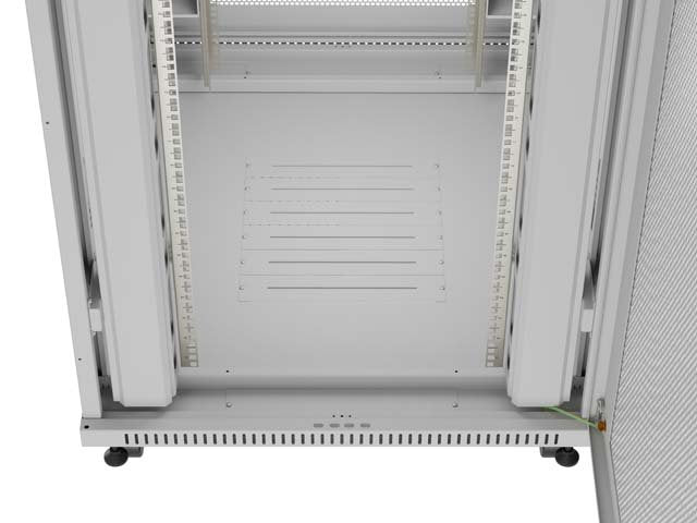 Szafa Instalacyjna Rack Stojaca 19" 47u 800x1200 Szara Drzwi Perforowane Lcd ( Flat Pack) V2