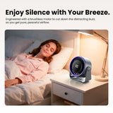 Ventilador De Sobremesa Vention Pbjh0 10w 7 Aspas 3 Velocidades