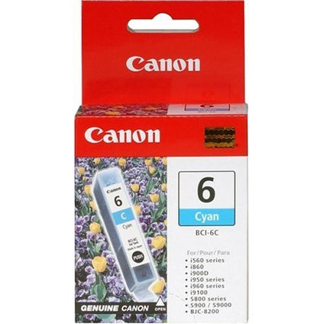EAN 0750845726251 - Canon BCI-6C Cyan Ink Cartridge cartucho de tinta Original Cian imagen 1