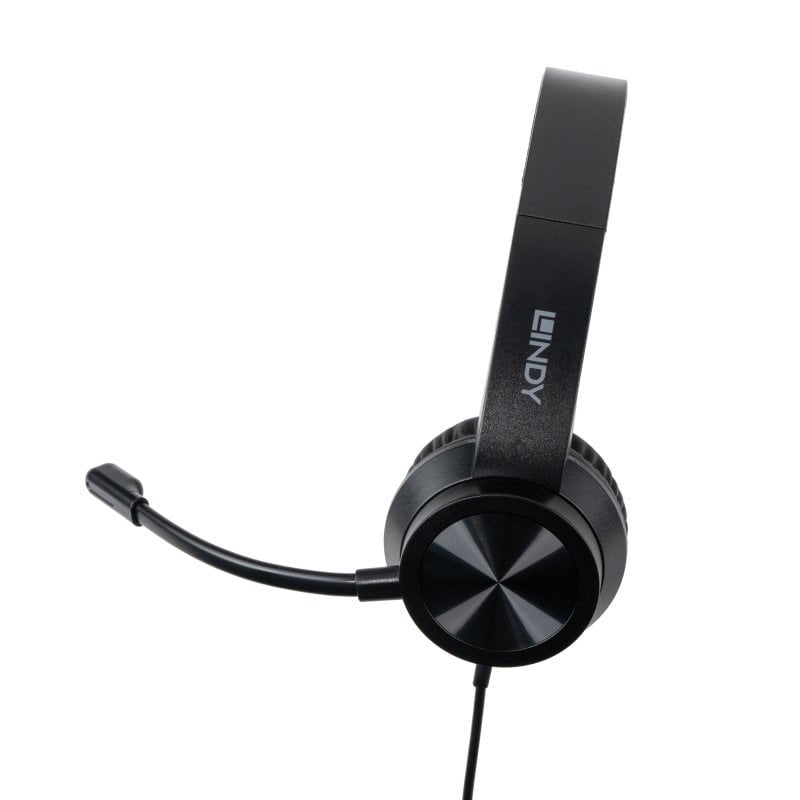 Auriculares Lindy 20439  Alámbrico  Usb Tipo C Negro