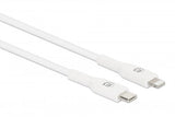 EAN 0766623394512 - Manhattan 394512 cable de teléfono móvil Blanco 1 m USB C Lightning imagen 2