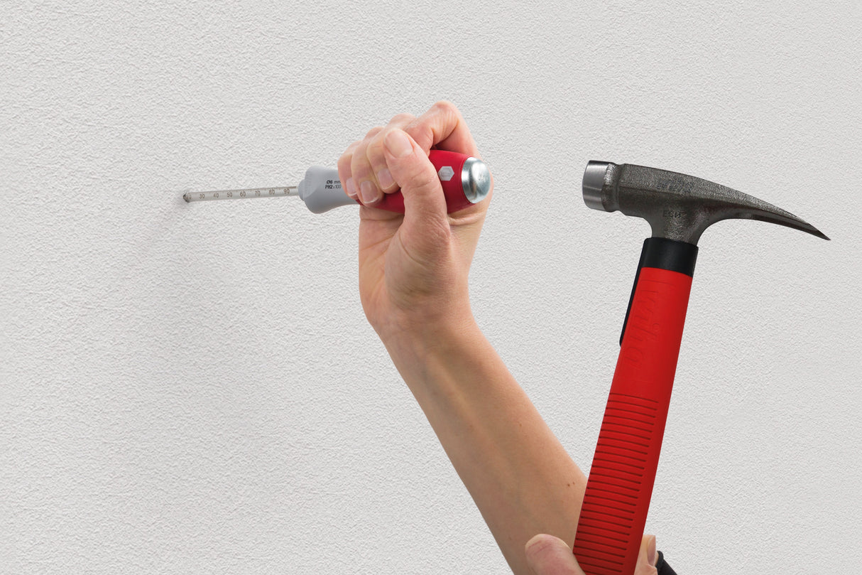 Juego De Perforadores Para Tacos Wiha Softfinish, Destornillador Rojo/Gris, 6 Mm, Incl. 41289