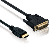 Helos Cable, Hdmi Macho/ Dvi-D 18+1 Macho, Full Hd, Basic, 1,5m, Negro