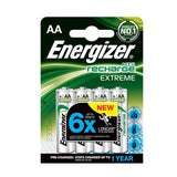 Energizer Aa/Hr6, 2300 Mah, Baterã­A Recargable Accu Extreme Ni-Mh, 4 Pieza(S)
