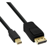 Cable Inline Mini Displayport A Displayport Negro 5m