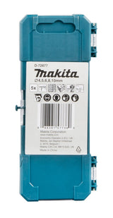 Makita D-72877 Broca Juego De Brocas 5 Pieza(S)  4-10mm