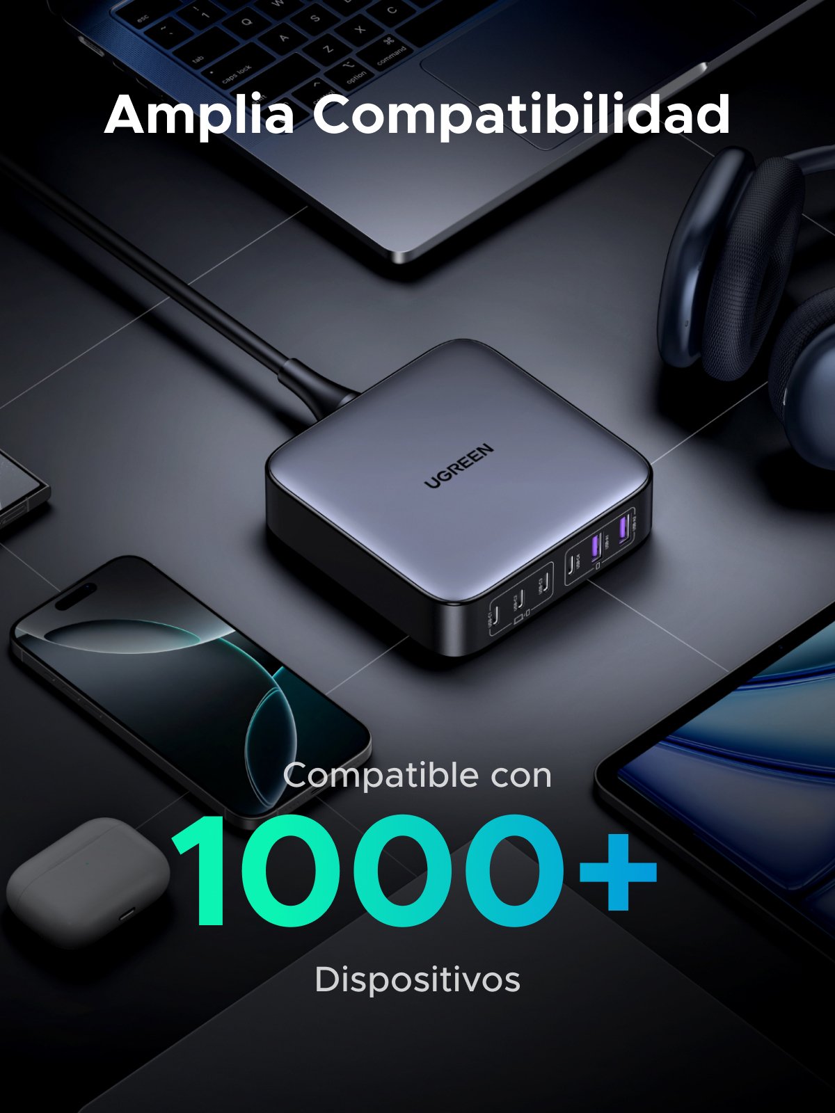 Ugreen 2usb-A+4usb-C 200w Desktop Fast Charger