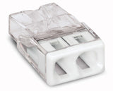 Wago 2273-202 Cable Divisor Y Combinador Transparente, Blanco