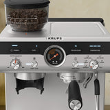 Krups Xp801t Precision Espressomaschine, Negro/Silber