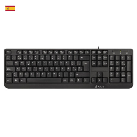 EAN 8435430618143 - NGS FunkyV3, QWERTY, ES teclado Hogar USB Negro imagen 1