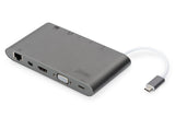 EAN 4016032456650 - Digitus DA-70875 base para portátil y replicador de puertos Alámbrico USB 3.2 Gen 1 (3.1 Gen 1) Type-C Gr imagen 1