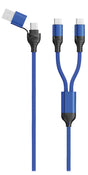 EAN 4010425973663 - 2GO 797366 cable USB 1,2 m USB A/USB C 2 x USB C Negro, Azul imagen 1