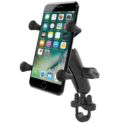 Ram Mounts Ram X-Grip Phone Mount With Handlebar U-Bolt Base - Medium