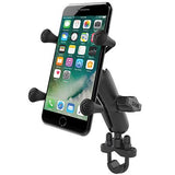 Ram Mounts Ram X-Grip Phone Mount With Handlebar U-Bolt Base - Medium