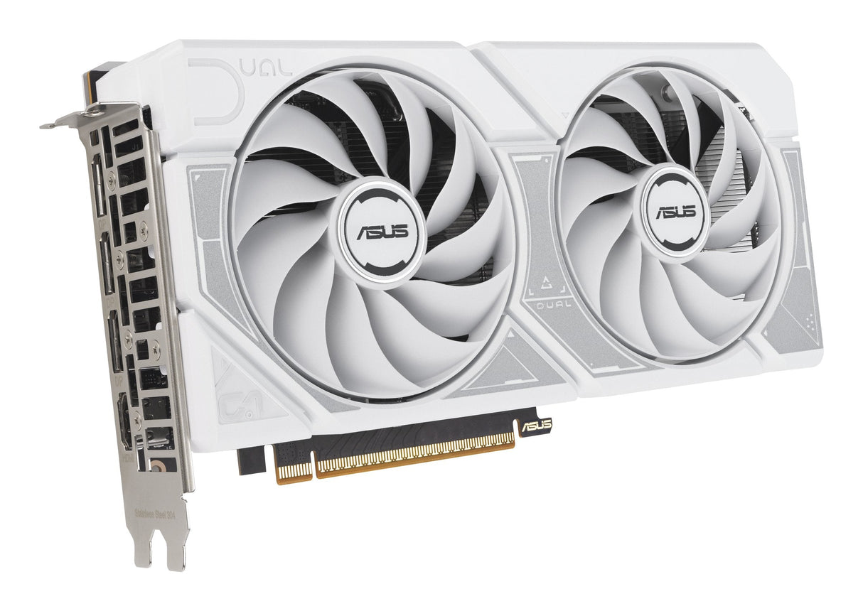 Graphics Card Asus Nvidia Geforce Rtx 5060 8 Gb Gddr7 128 Bit Pcie 5.0 16x Dual Slot Fansink Dual-Rtx5060-O8g-White