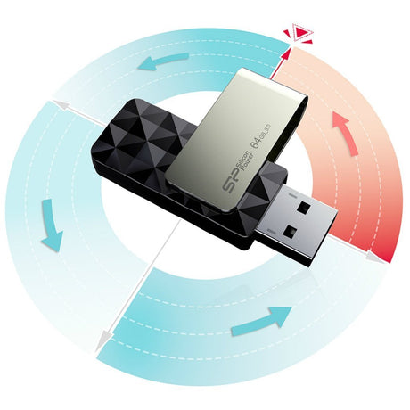 EAN 4712702632194 - Silicon Power Blaze B30 unidad flash USB 32 GB USB tipo A 3.2 Gen 1 (3.1 Gen 1) Negro imagen 5