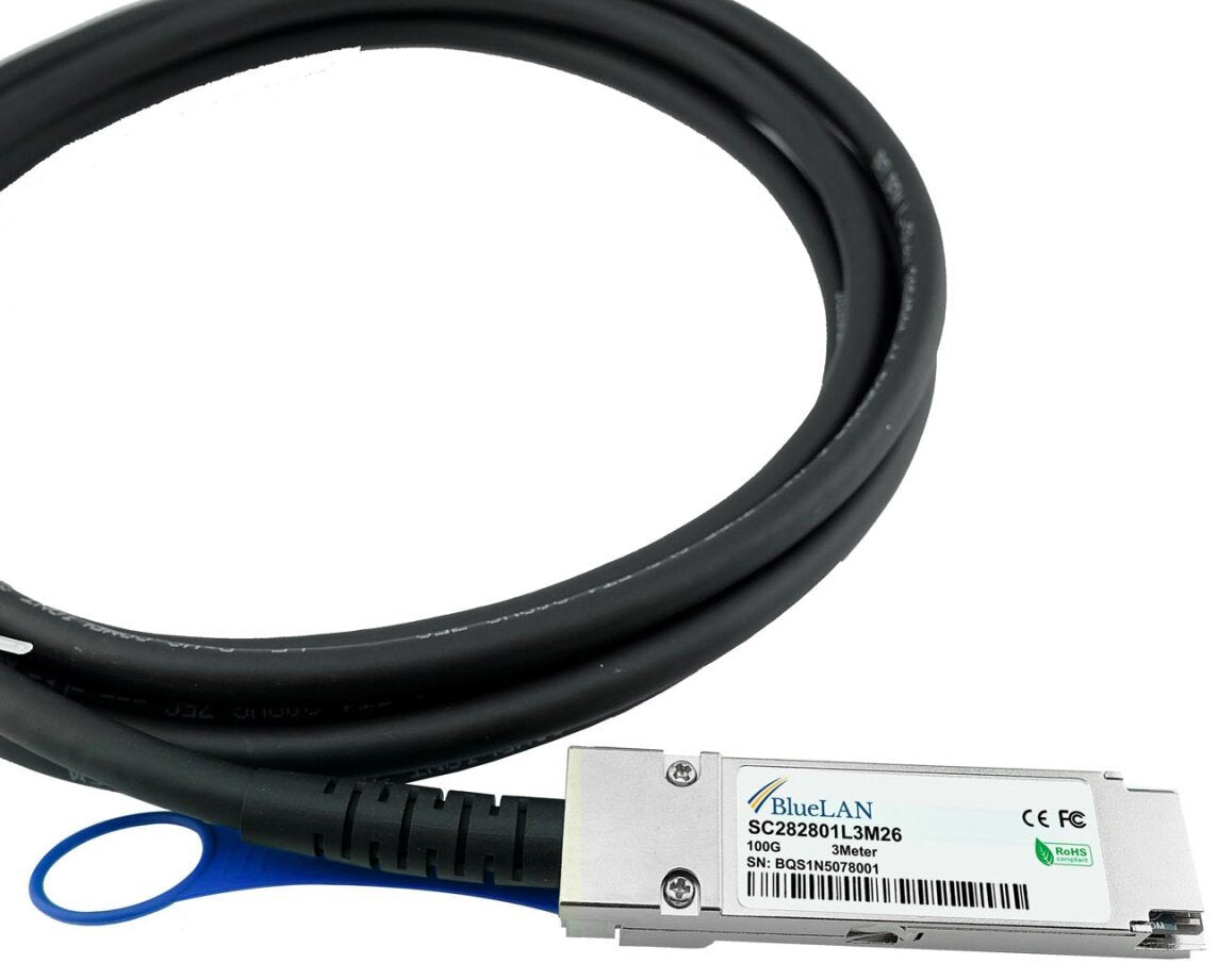 Blueoptics 100gb 3m Qsfp28 100gbase-Cr4 Dac( Acc763-10000s)