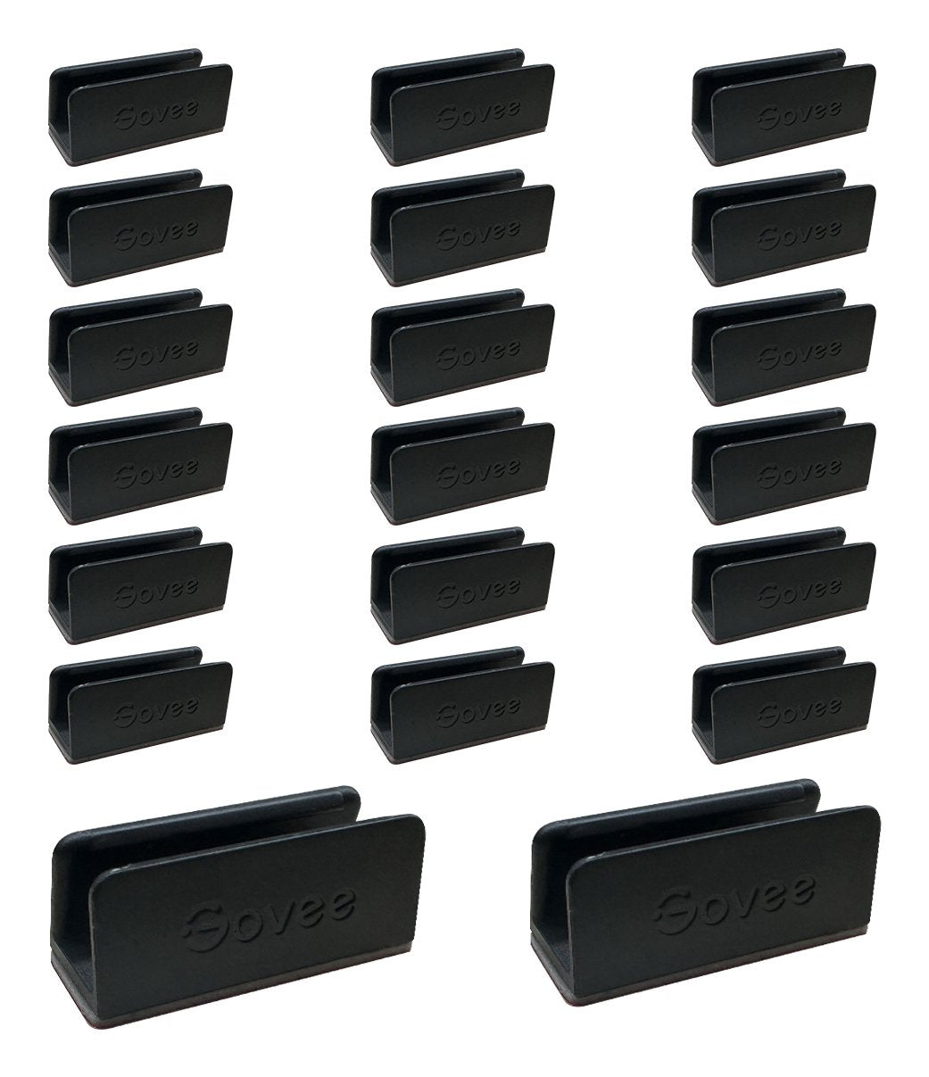 Govee - Neon Rope Light 2 Bracket  - 20 Pcs- Black