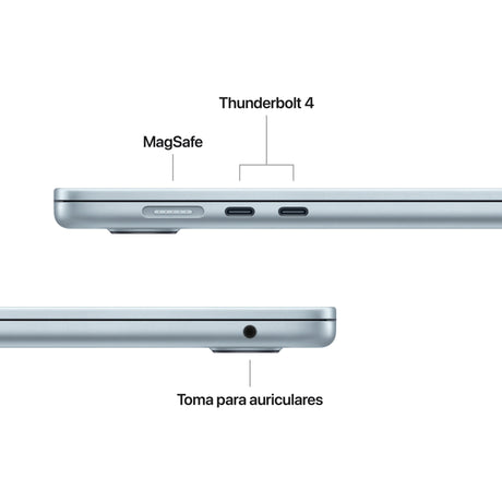 EAN 0195949893810 - Apple MacBook Air Apple M M4 Portátil 38,9 cm (15.3") 16 GB 512 GB SSD Wi-Fi 6E (802.11ax) macOS Sequoia  imagen 7