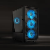 Tooq Seizure Caja Minitorre Gaming Micro-Atx/Mini-Itx - Panel Lateral Cristal Templado - Tamaño Disco Soportado 3.5",
