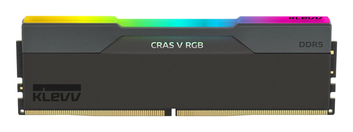 Klevv Memoria Ram Cras V Rgb Obsidian Negro - 32 Gb (2 X 16 Gb Kit) - Ddr5 6400 Udimm Cl30