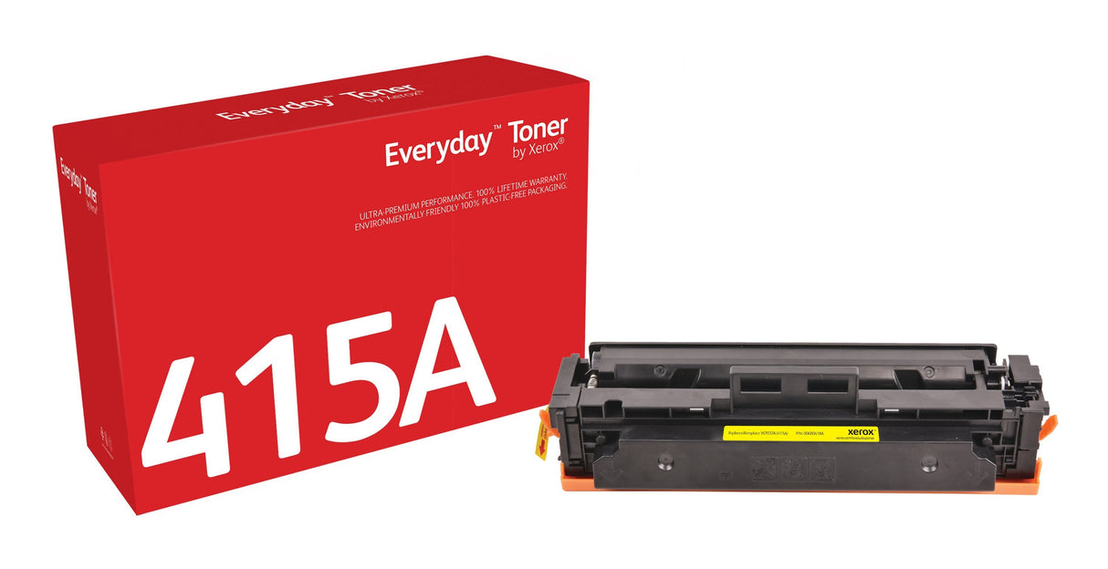 Tóner Compatible Xerox 006r04186 Compatible Con Hp W2032a 2100 Páginas Amarillo