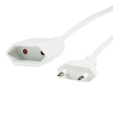 Cable De Akimentacion Logilink Euro Cee 7/16 Conector A Enchufe, 1m, Blanco