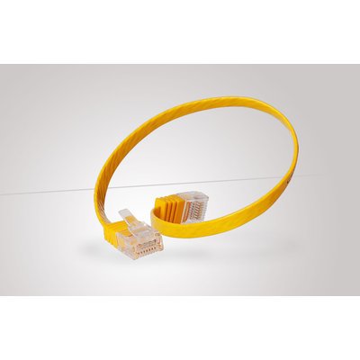 S-Impuls Cable De Red Cat. 6 Plano, U Utp, Amarillo, 5m
