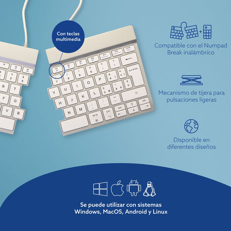 EAN 8719274492269 - R-Go Tools R-Go Split Break v2 teclado Universal Italiano imagen 14