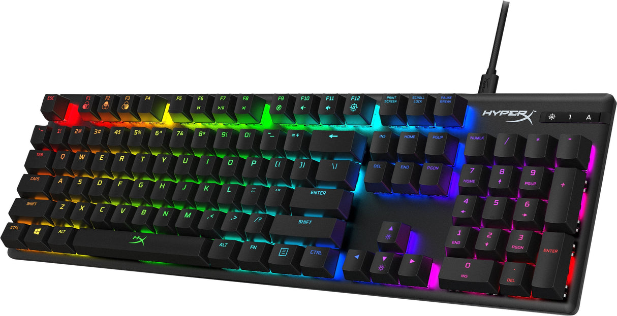 Teclado Ingles Hyperx Mecánico Gaming Alloy Origins - Hx Red (Distribución De Ee. Uu.)