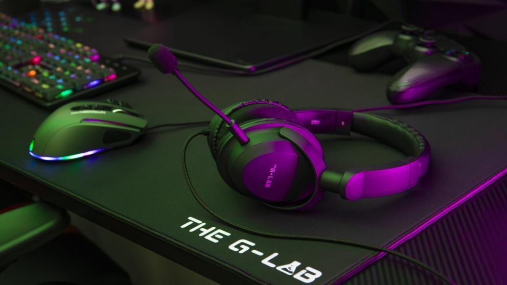 The G-Lab Gaming Headset - Compatible Pc, Xboxone - Black