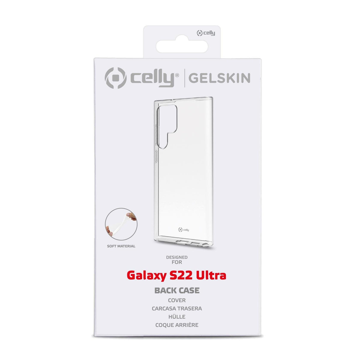 Celly Gelski1012 Funda Para Samsung Galaxy S22 Ultra 15,5 Cm (6.1") Transparente