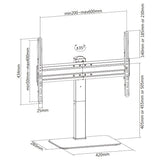 Soporte Pantalla De Mesa 37" - 70" Rotacion 35 Max. Vesa 600x400 Hasta 40kgs - Peso 6.7kg
