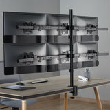 Inline® Desk Bracket For 6x Tv / Led / Tft Display Up A 81cm 32" Max. 7kg Negro