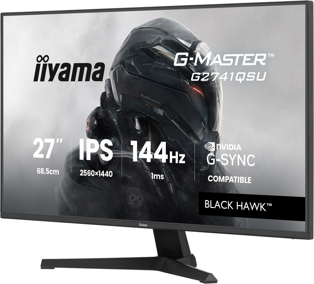 Iiyama 68.6cm 27" G2741qsu-B1 16:9 Hdmi+Dp+2xusb Ips