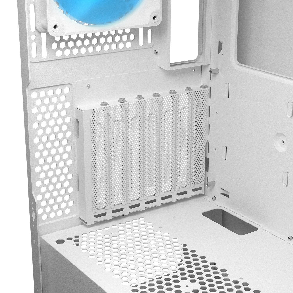 Cougar Caja Midi-Tower Airface Flo, Argb, Blanco