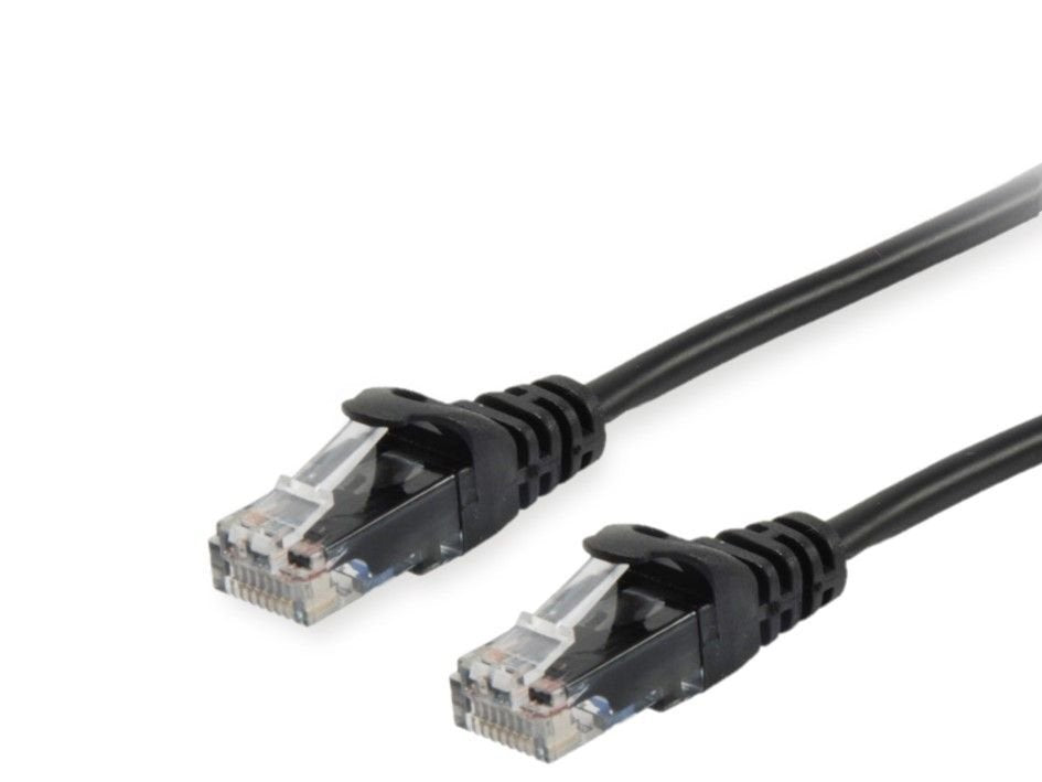 Equip Cable De Red Cat6a U Utp 2xrj45 2.00m Negro Lszh
