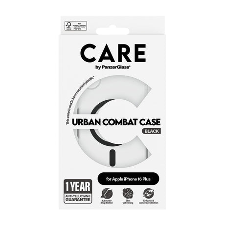 EAN 5715685004131 - PanzerGlass CARE™ by ® Urban Combat Case Transparent w. Black MagSafe iPhone 16 Plus funda para teléfono  imagen 3