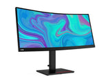 EAN 0193638980452 - Lenovo ThinkVision T34w-20 pantalla para PC 86,4 cm (34") 3440 x 1440 Pixeles UltraWide Quad HD LED Negro imagen 1
