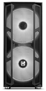 Caja Pc Nox Torre Atx Hummer Nova Argb 2xven 200mm Argb/Control Led/Lateralcristaltemplad Nxhummernova
