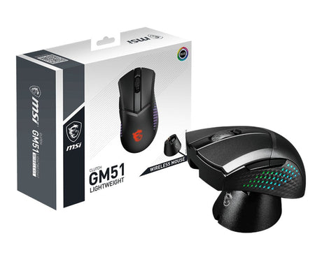 EAN 4711377013925 - MSI CLUTCH GM51 LIGHTWEIGHT WIRELESS ratón Juego mano derecha RF Wireless + Bluetooth + USB Type-C Óptico imagen 8